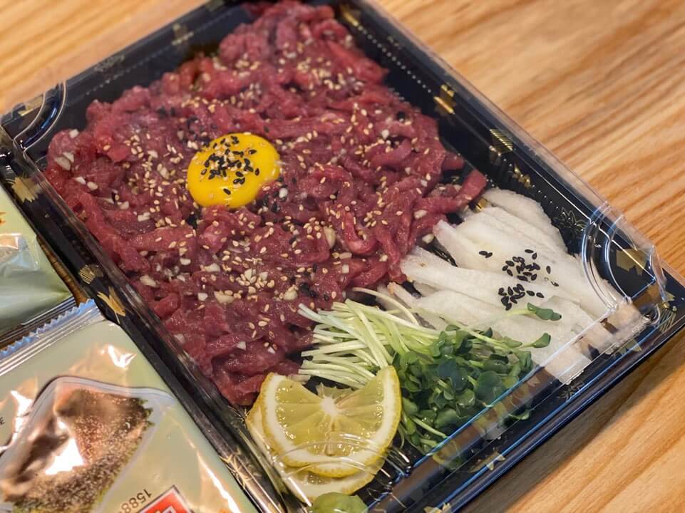 배달음식 육회