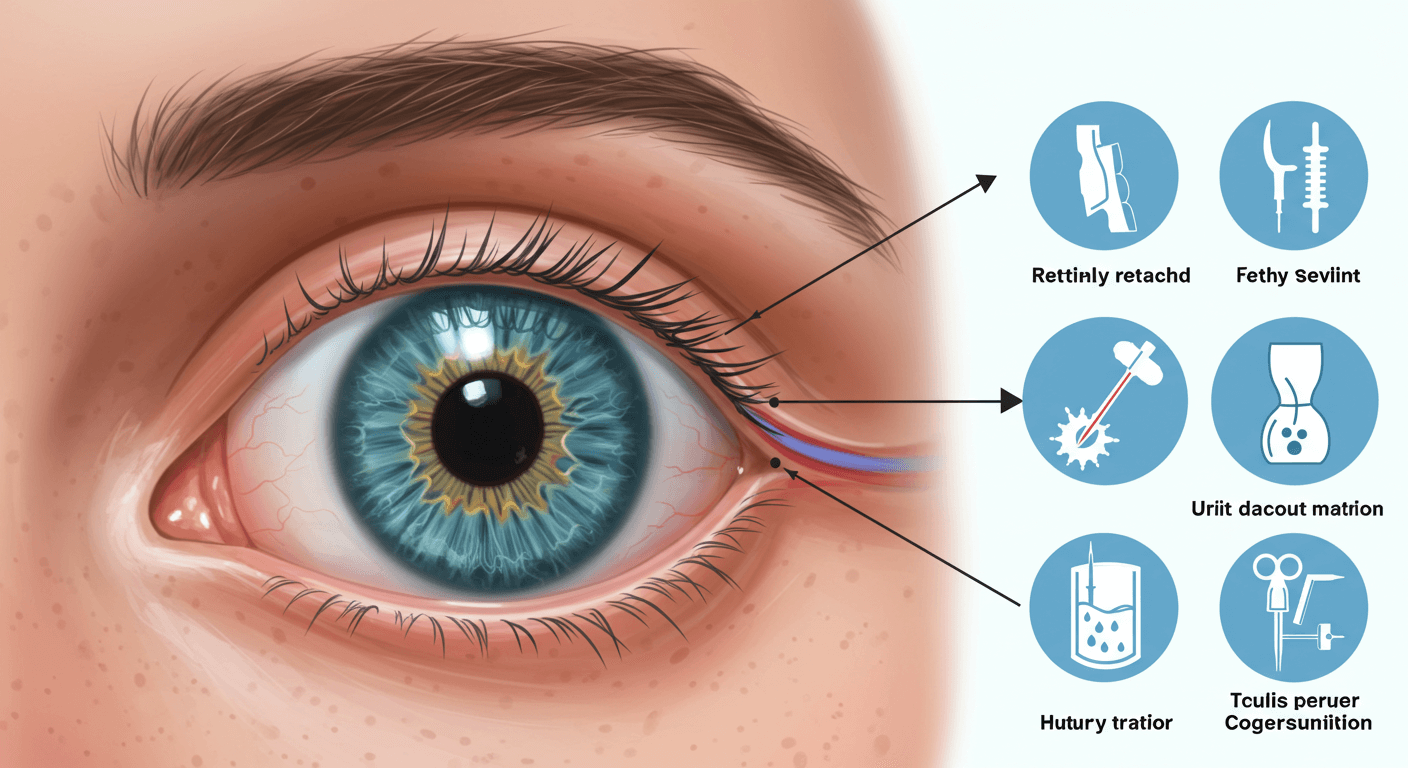 망막박리와의 연관성: 조기 발견이 실명 여부를 결정한다