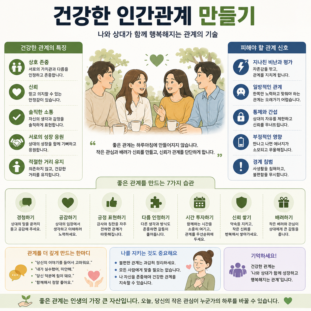 건강한 인간관계