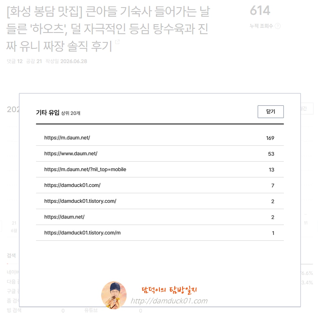 2026년 6월 28일 일요일 기타 유입