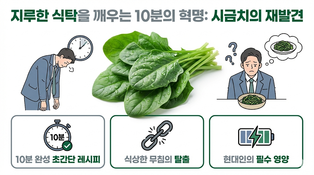시금치의 재발견 인포그래픽
