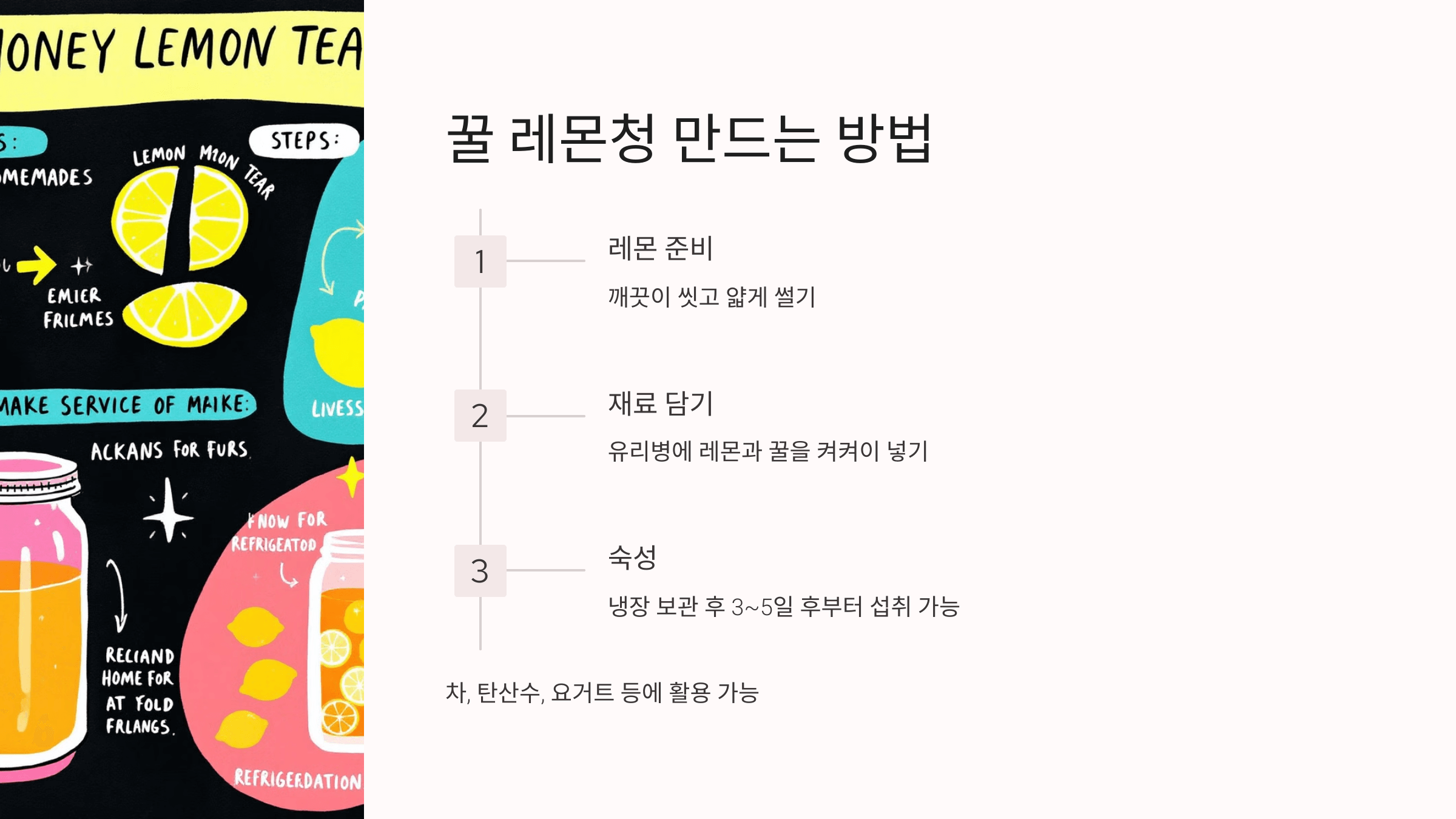 레몬즙 사진입니다.