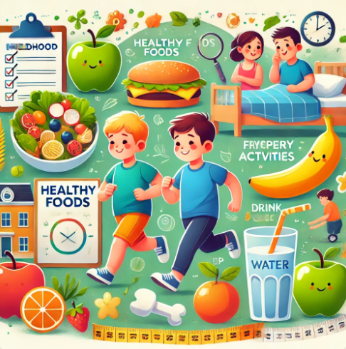 아이들 비만 예방 사진