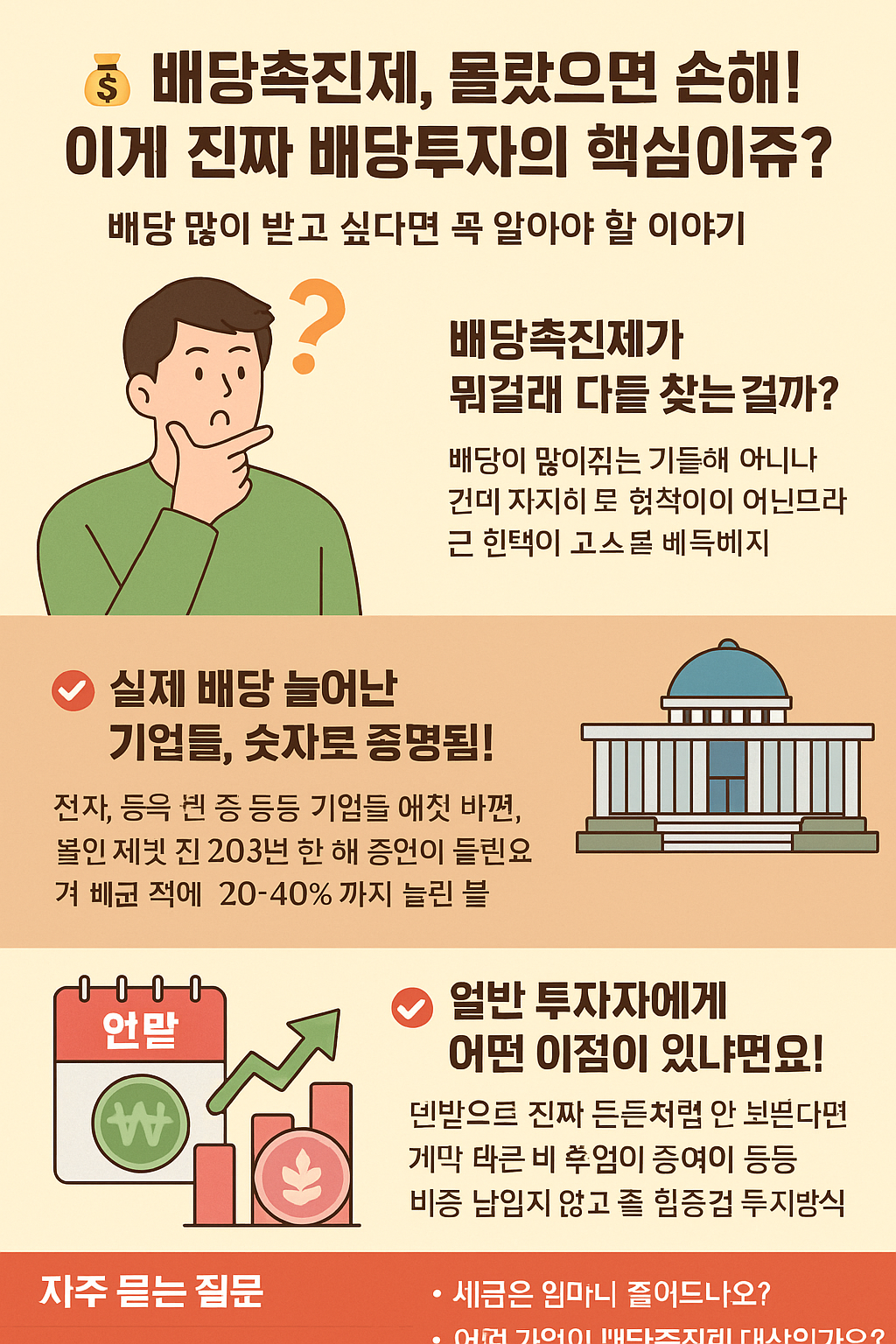배당촉진제, 몰랐으면 손해! 이게 진짜 배당투자의 핵심이쥬?