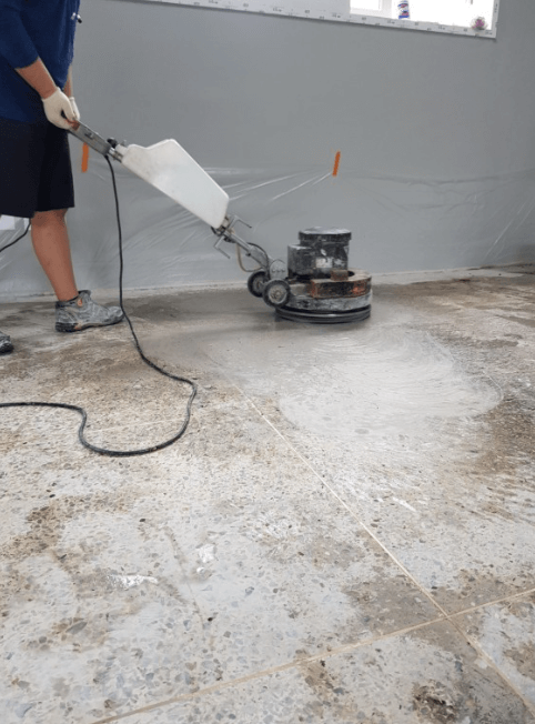 테라죠 시공모습