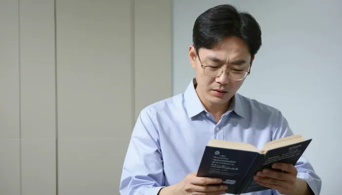 폐암 생존율 향상에 도움 되는 면역치료를 알아보는 모습