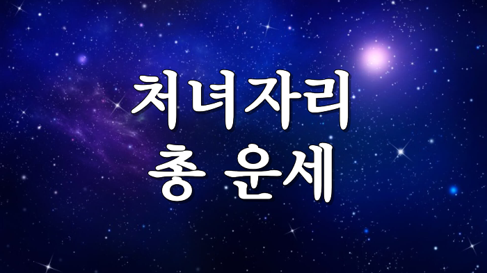 별자리 운세 처녀자리 총 운세 성격 직업 재물 궁합