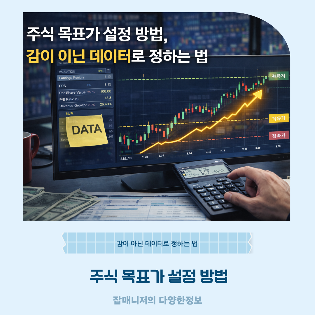 주식 목표가 설정 방법, 감이 아닌 데이터로 정하는 법