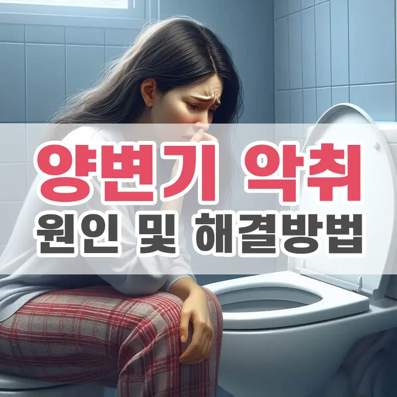 화장실 양변기 악취는 인지하는 순간부터 사라지지 않는 고통이 된다.