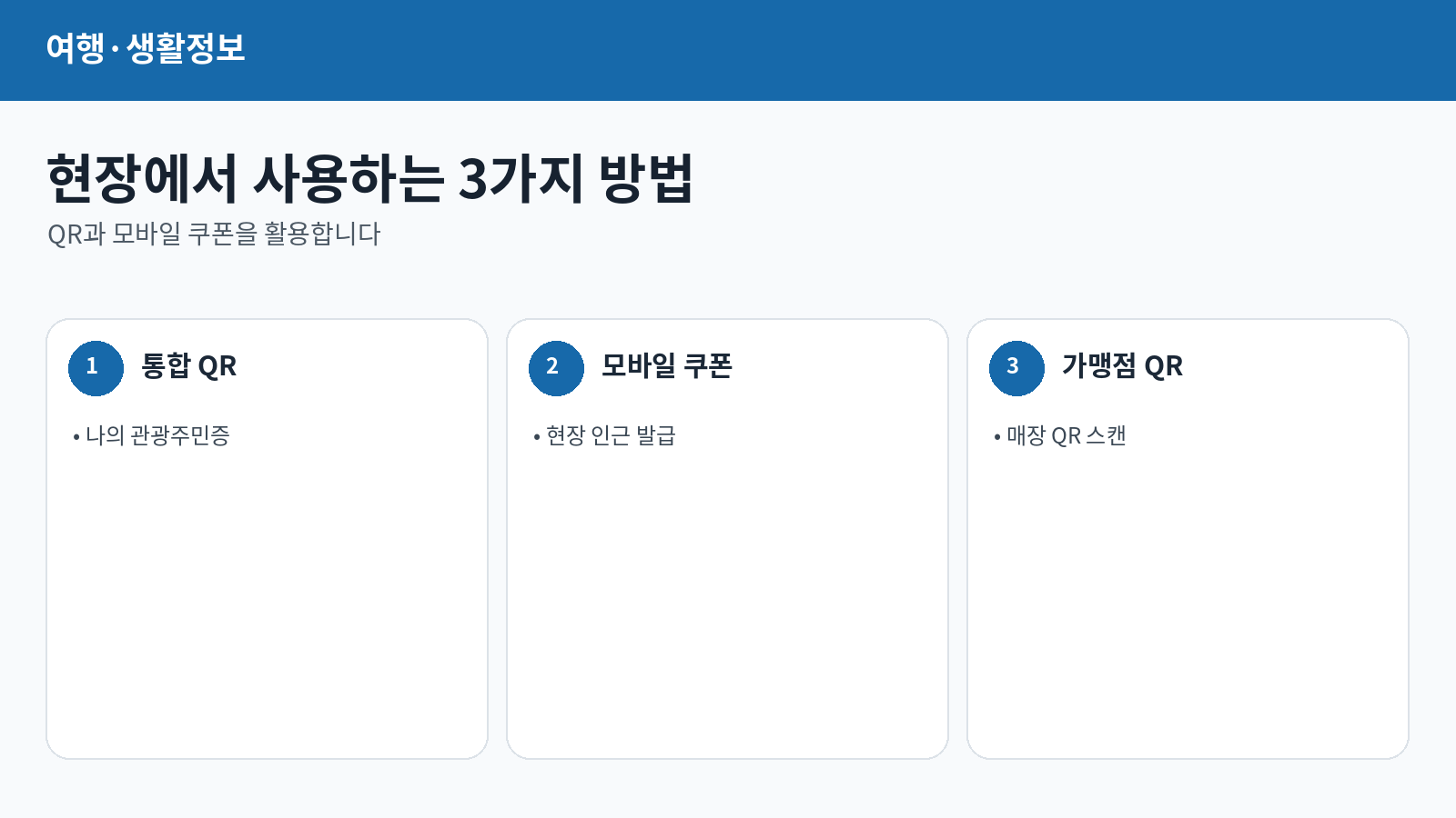 2026 디지털 관광주민증 총정리