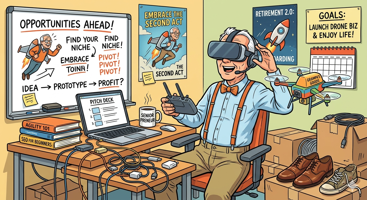 은퇴 후 제2의 인생: 창업과 부업으로 완성하는 '골든 커리어' 전략 리포트