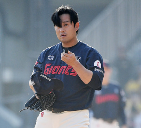 롯데 자이언츠 투수 김상수 피치컴