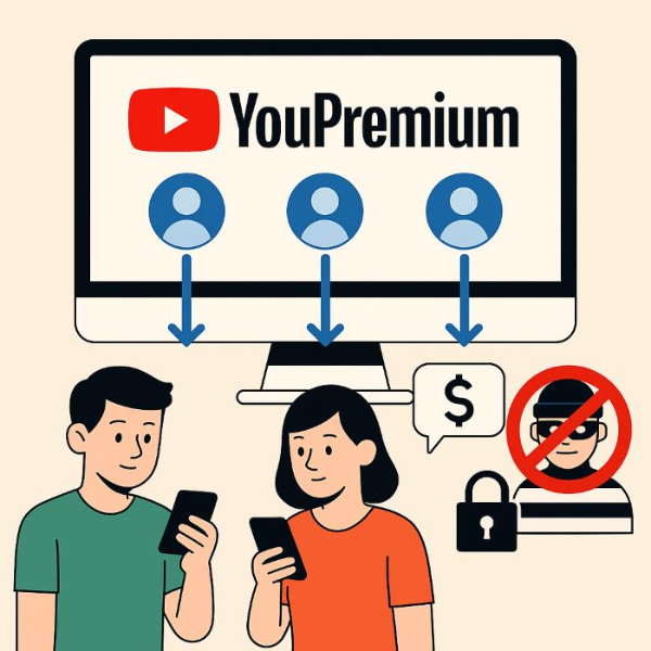 유튜브-프리미엄-계정공유-사기-썸네일