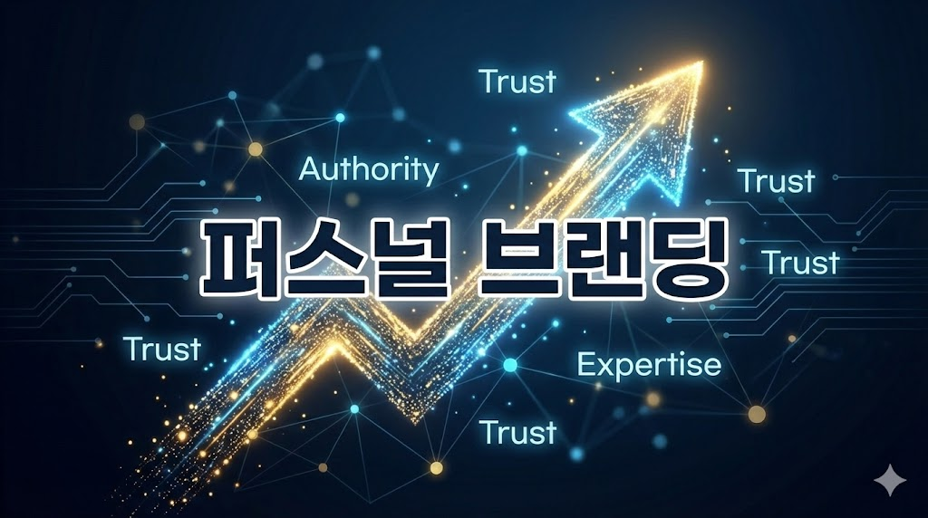 신뢰도를 높이는 퍼스널 브랜딩 성장 곡선 이미지