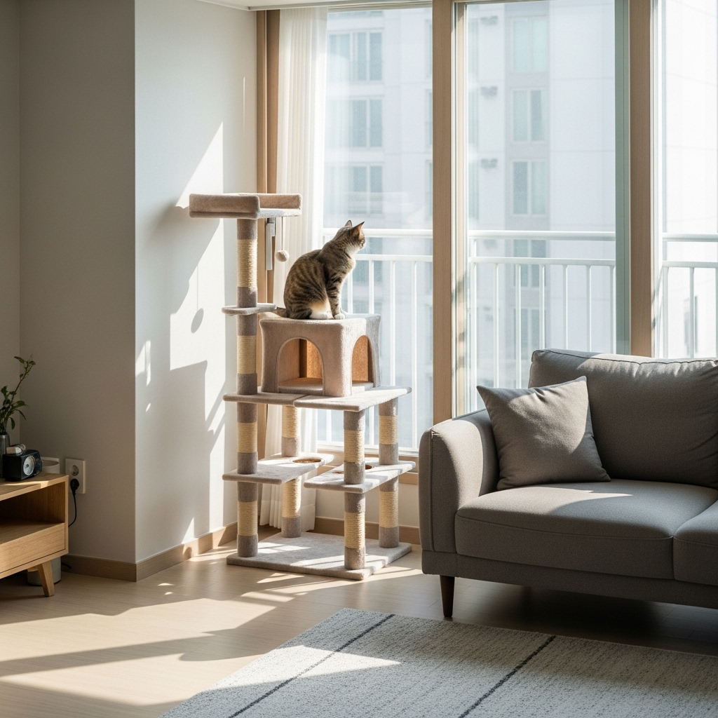 집 구조별 캣타워 배치 현실 팁