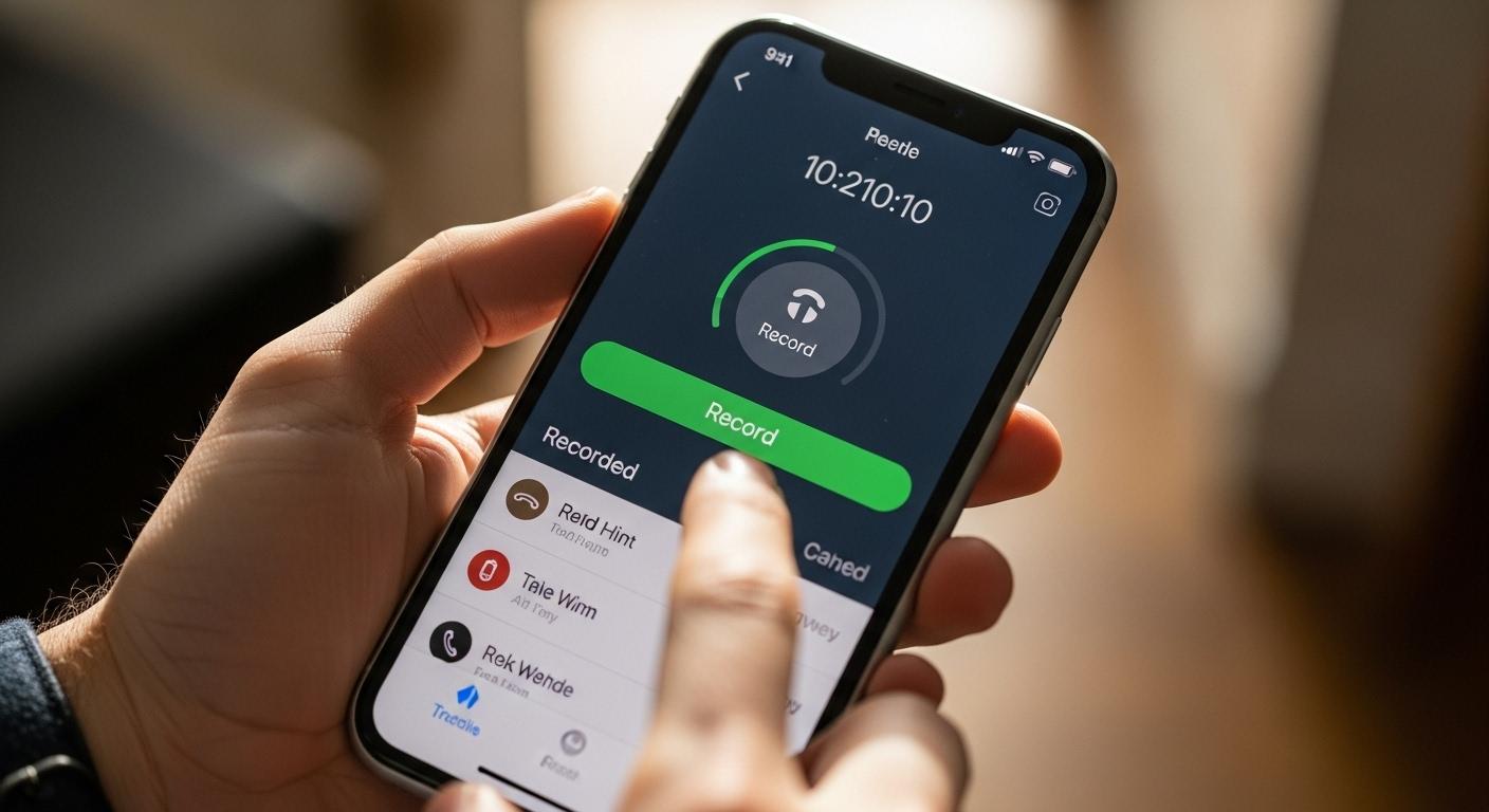 아이폰 통화 녹음 기능 설정 방법