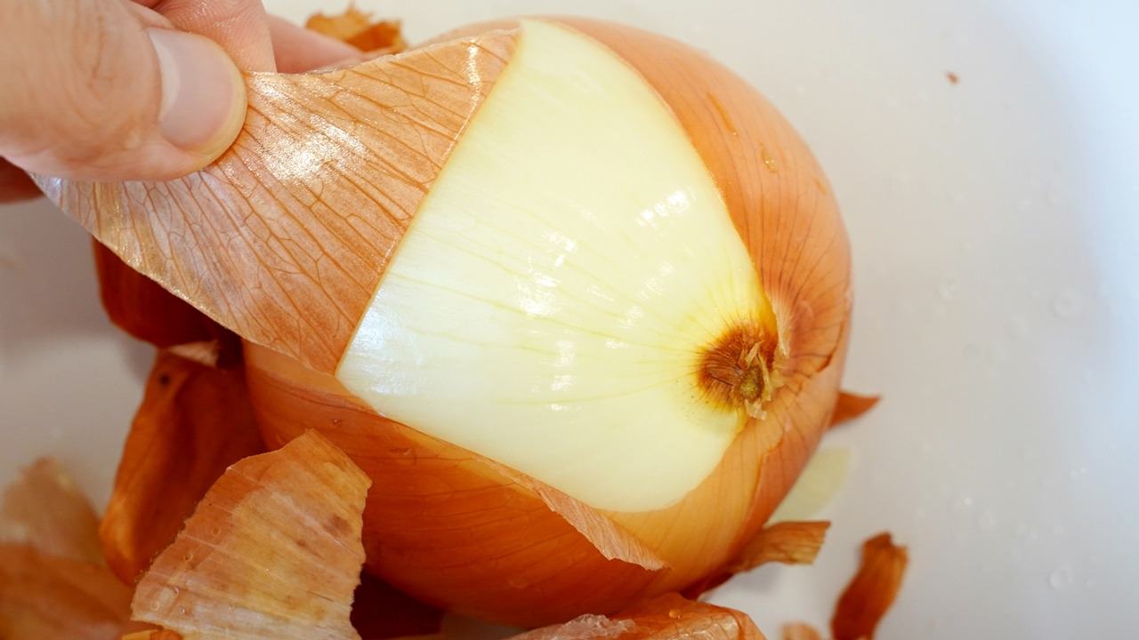 양파 손질