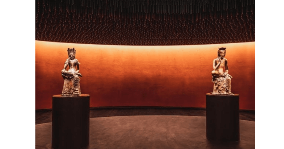 국립중앙박물관 내부의 전시