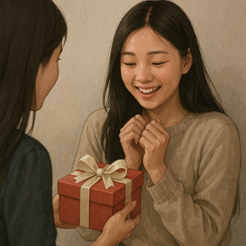 친구에게 선물 받는 꿈 – 인정 받고 싶은 욕망