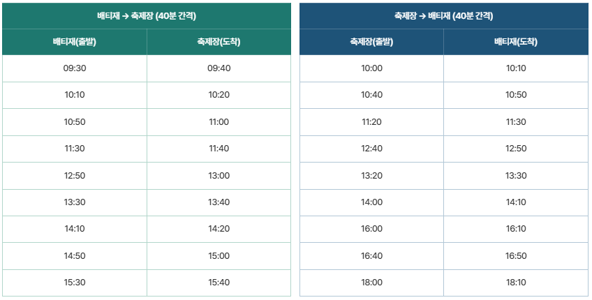 운주면 ~ 축제장 ~ 배티재1