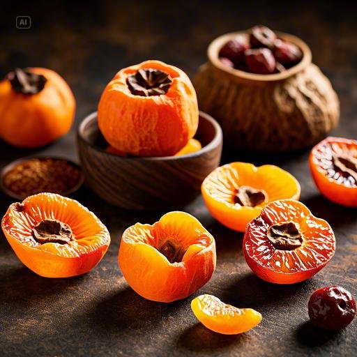 과일과 전통 요리법: 감 말랭이, 귤 각설탕, 대추범벅