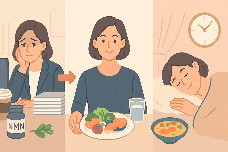 3040 직장인 노화관리법 (업무피로, 영양, 수면) 이미지