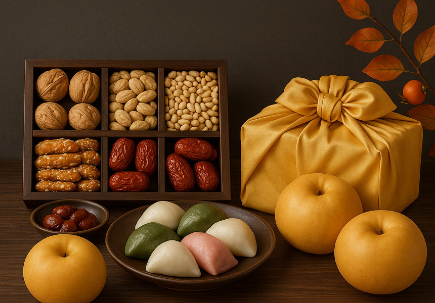 2025 추석 선물 트렌드, 건강기능식품과 명절 선물세트 이미지
