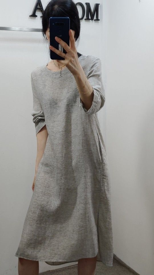 리버젠 네츄럴 린넨 원피스