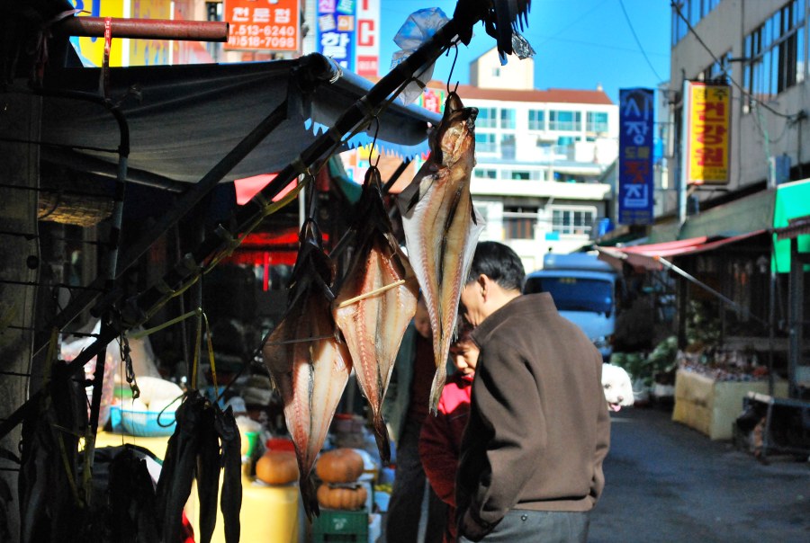 금정구 부곡시장 상가 주변