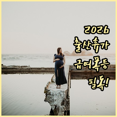 2026년 달라지는 출산전후휴가 급여..