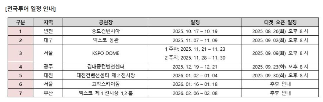 임영웅 서울콘서트 일정 시간 티켓 예매 가격