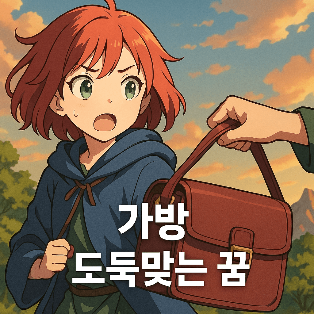 가방 도둑맞는 꿈 해몽