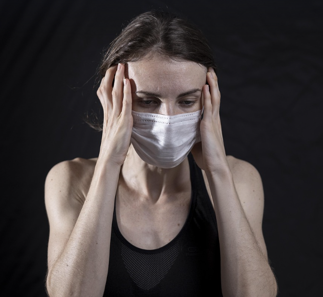 통증이 온 모습