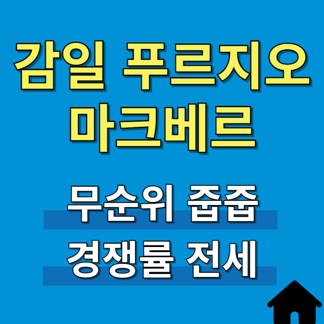 감일-푸르지오-마크베르-소개