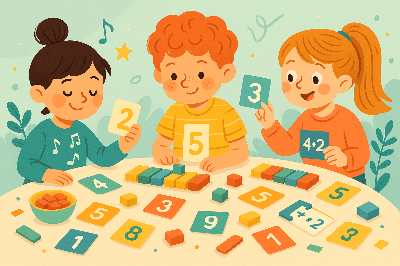 1학년 공부, 수학 숫자놀이