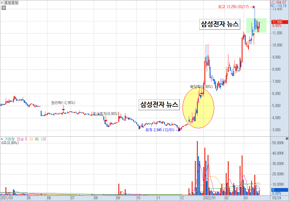 로보로보 일봉 차트
