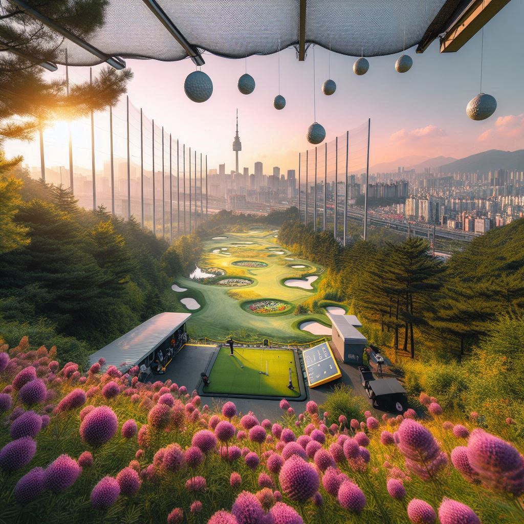 북악골프연습장 배경