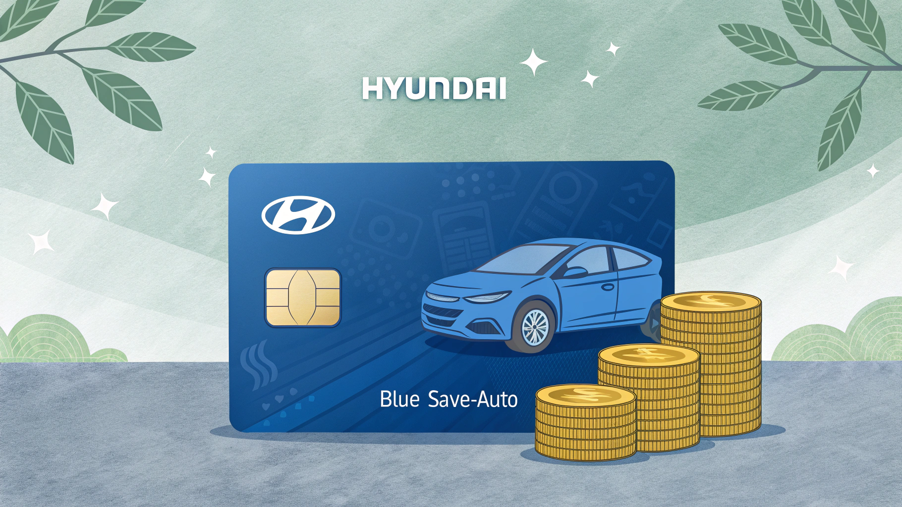 블루멤버스 카드의 가상 이미지