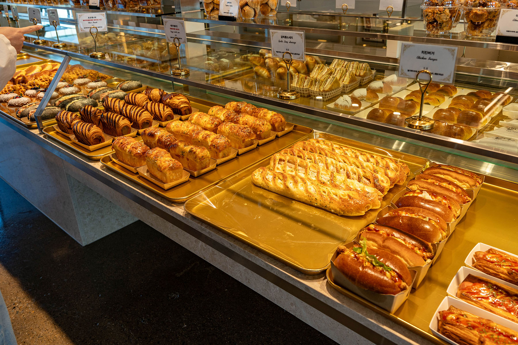 소석200도 베이커리 진열대