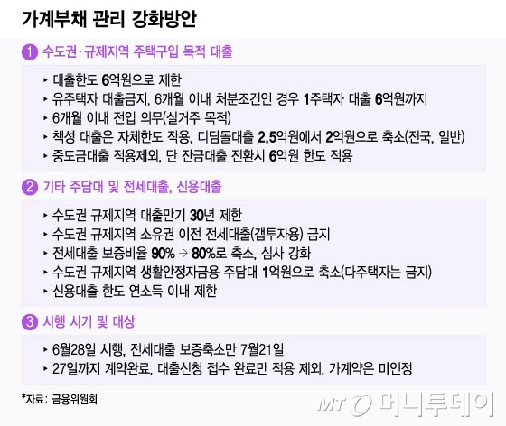 가계부채 관리 강화방안