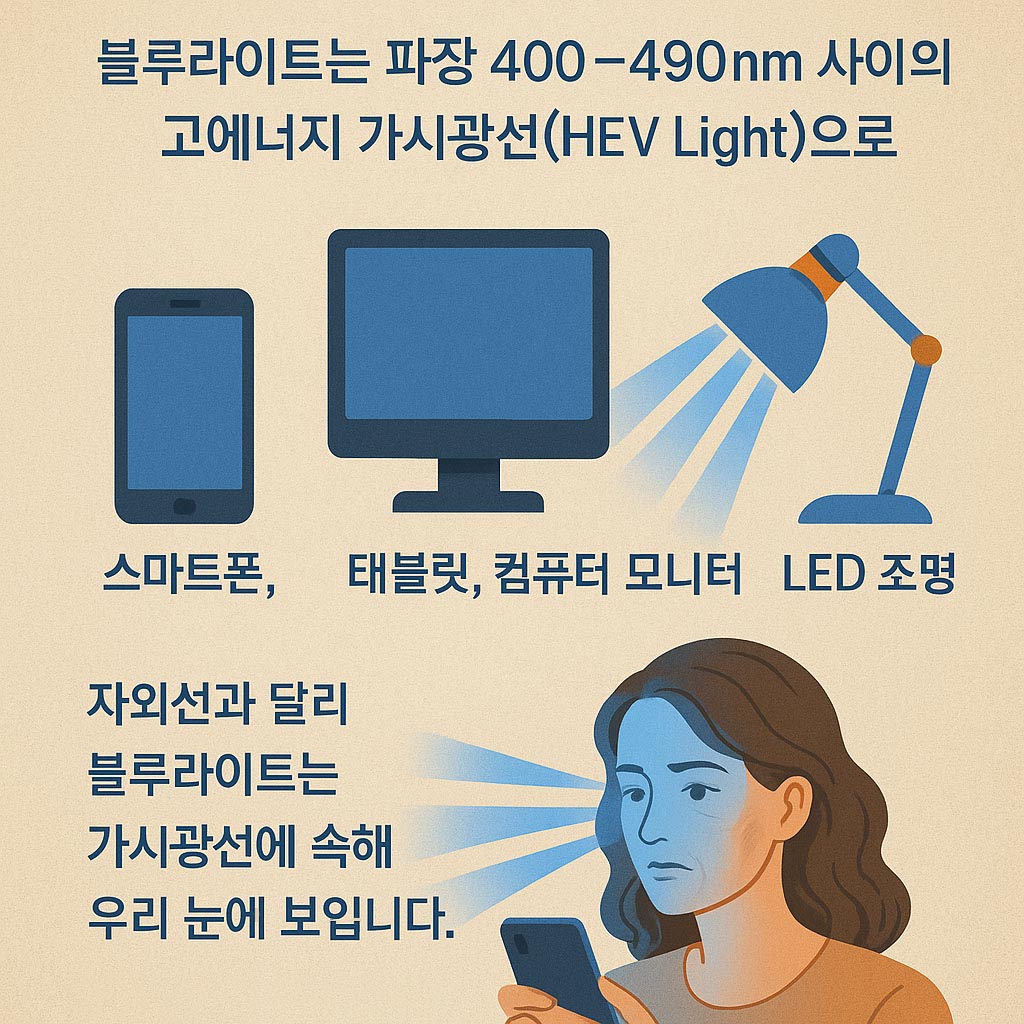 블루라이트 피부 노화