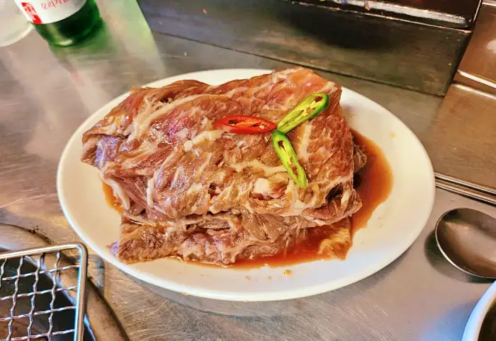 안양 인덕원 맛집 양념 소금 소갈비살