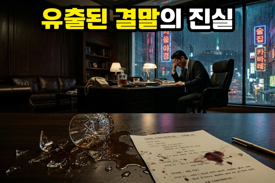 천천히 강렬하게 결말 유출 시나리오 80년대 연예계 잔혹사 스포일러