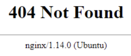 404 Not Found