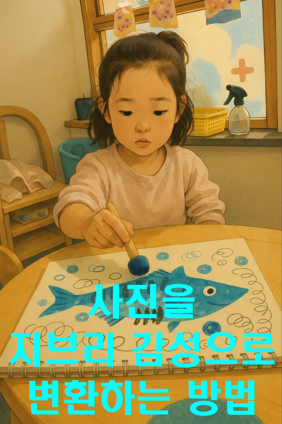 사진을 지브리 감성으로 바꾸는 법