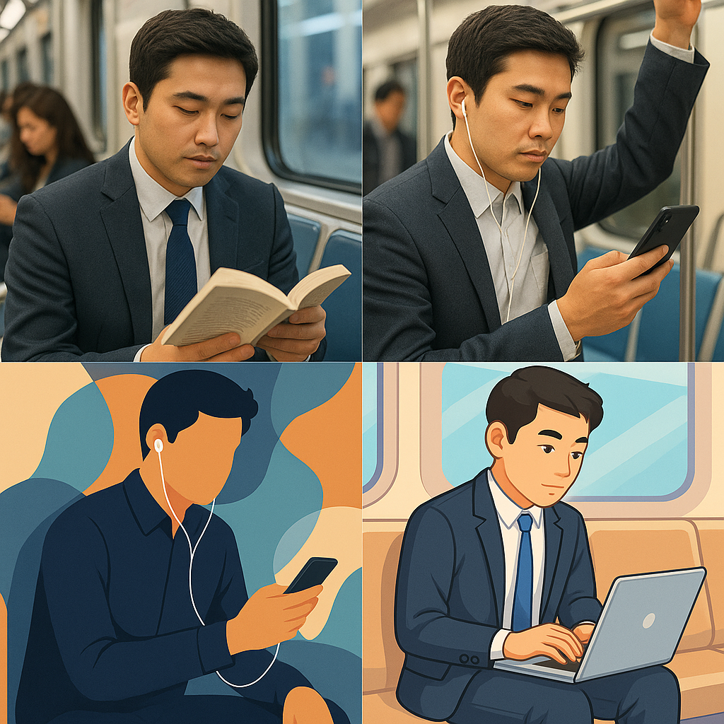 출퇴근 시간 활용법