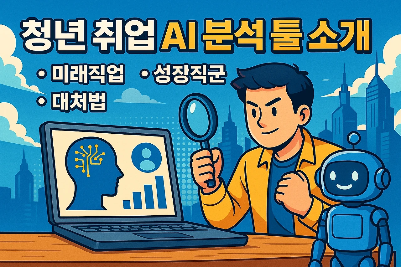 청년 취업 AI 분석 툴 소개 (미래직업, 성장직군, 대처법) 관련 이미지