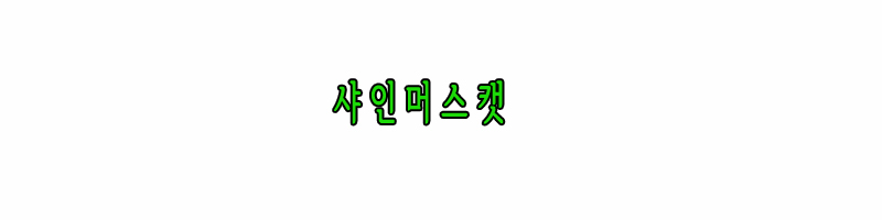 샤인머스캣