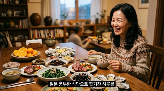 철분 풍부한 음식으로 건강한 식습관