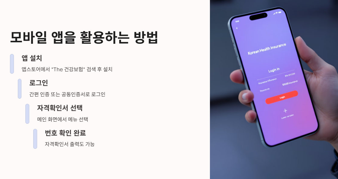 모바일 앱을 활용하는 방법